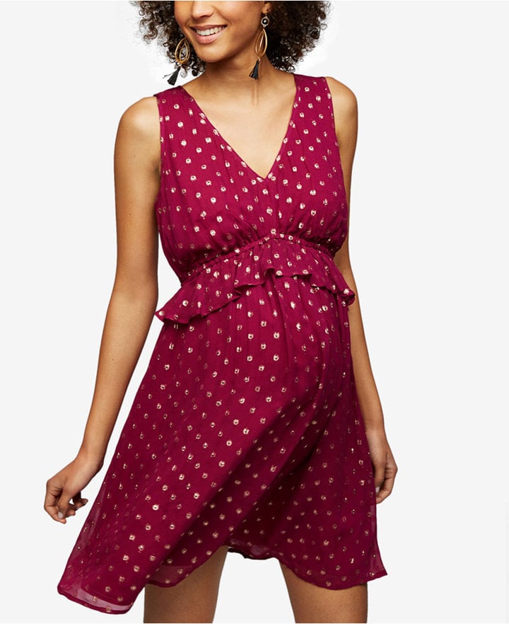 A Pea in the Pod Maternity Embroidered Dress