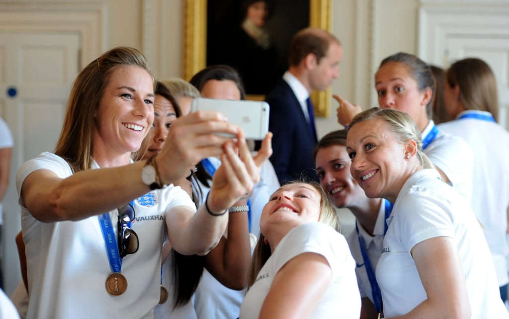 William and the England Women's Football Team