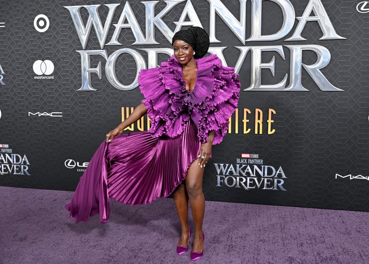 Danai Gurira At The Black Panther Wakanda Forever World Premiere See Rihanna And Aap Rocky 0423