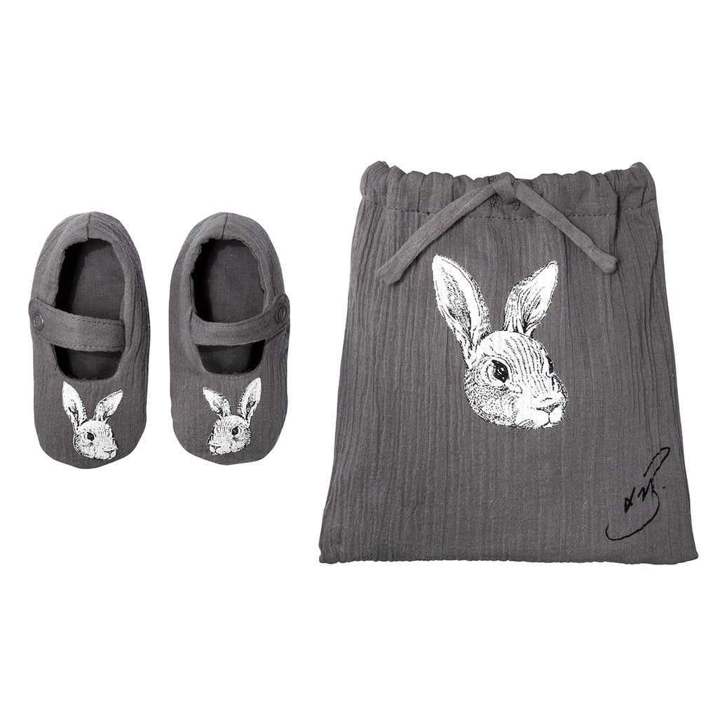 婴儿深灰色兔子靴(10美元),