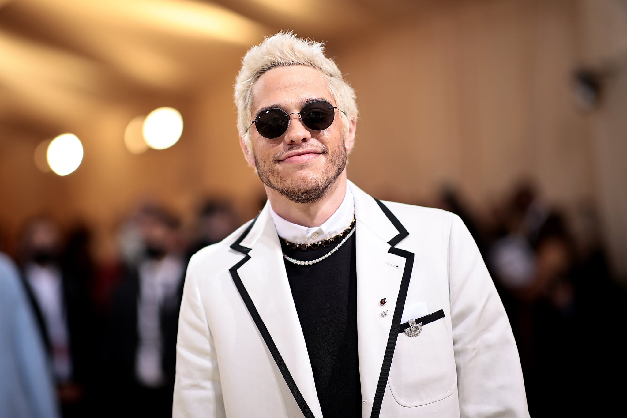 NEW YORK, NEW YORK - SEPTEMBER 13: Pete Davidson attends The 2021 Met Gala Celebrating In America: A Lexicon Of Fashion at Metropolitan Museum of Art on September 13, 2021 in New York City. (Photo by Dimitrios Kambouris/Getty Images for The Met Museum/Vogue )