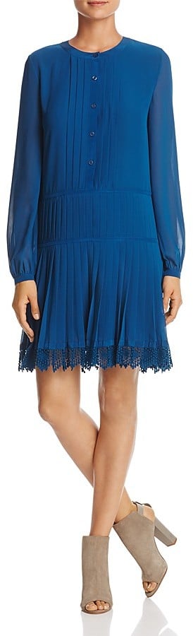 Tory Burch Sydney Pleated Shirt Dress