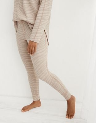 Aerie Waffle Long Sleeve Pajama Shirt 