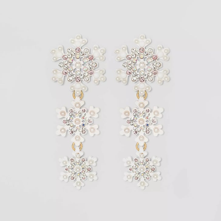 Baublebar white 2025 flower earrings