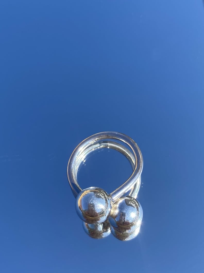 Kazmexico Twin Ball Smooth Ring