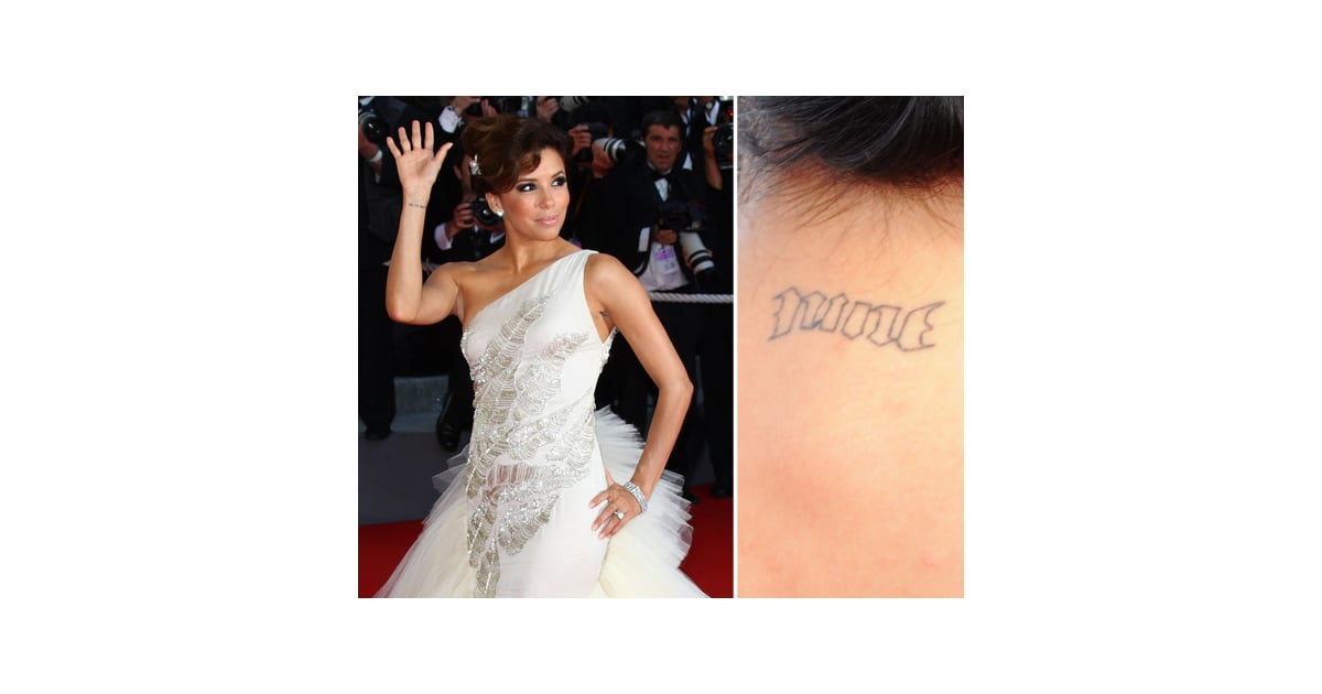 Eva Longoria The Ultimate Celebrity Tattoo Gallery POPSUGAR