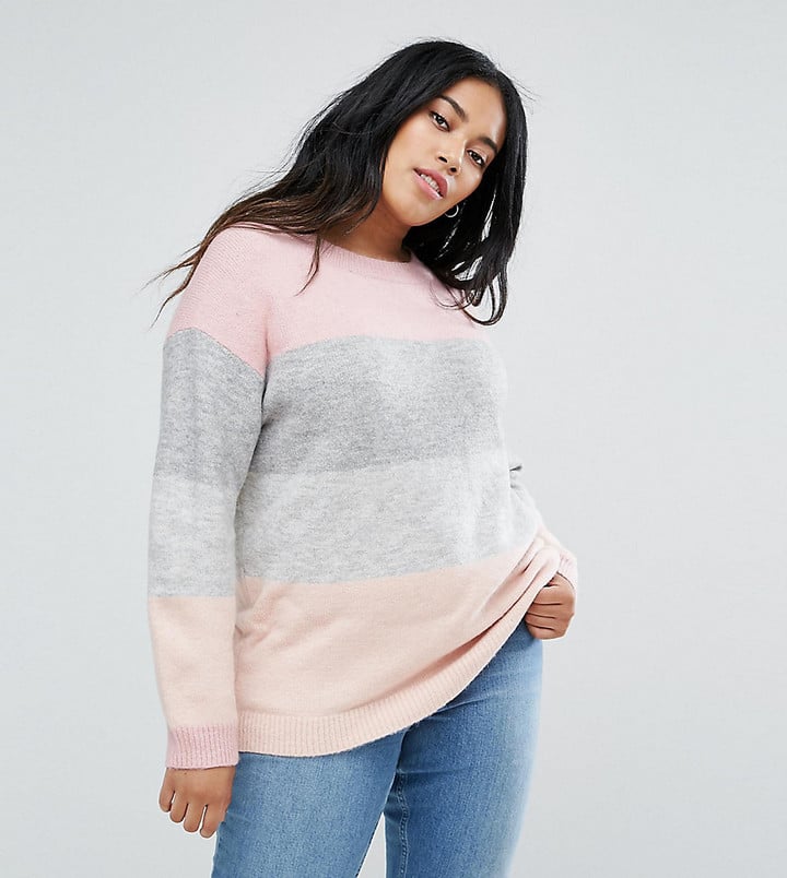 ASOS Sweater in Block Stripe