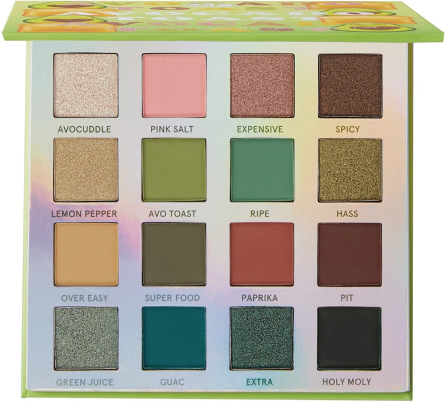 BH Cosmetics Weekend Vibes Avocado Toast 16-Color Shadow Palette