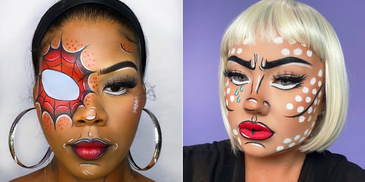 Pop-Art Makeup For Halloween | POPSUGAR Beauty
