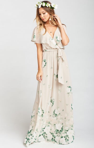 maxi dress for wedding guest
