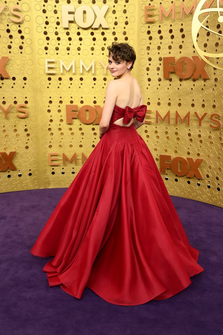 Joey King's Red Zac Posen Emmys Dress Came With a Bow | POPSUGAR ...