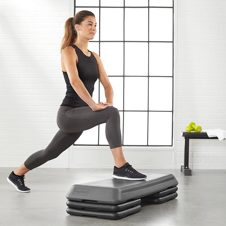 Step Up Your Fitness: Amazon Basics Aerobic Exercise Workout Step Platform with Adjustable Risers