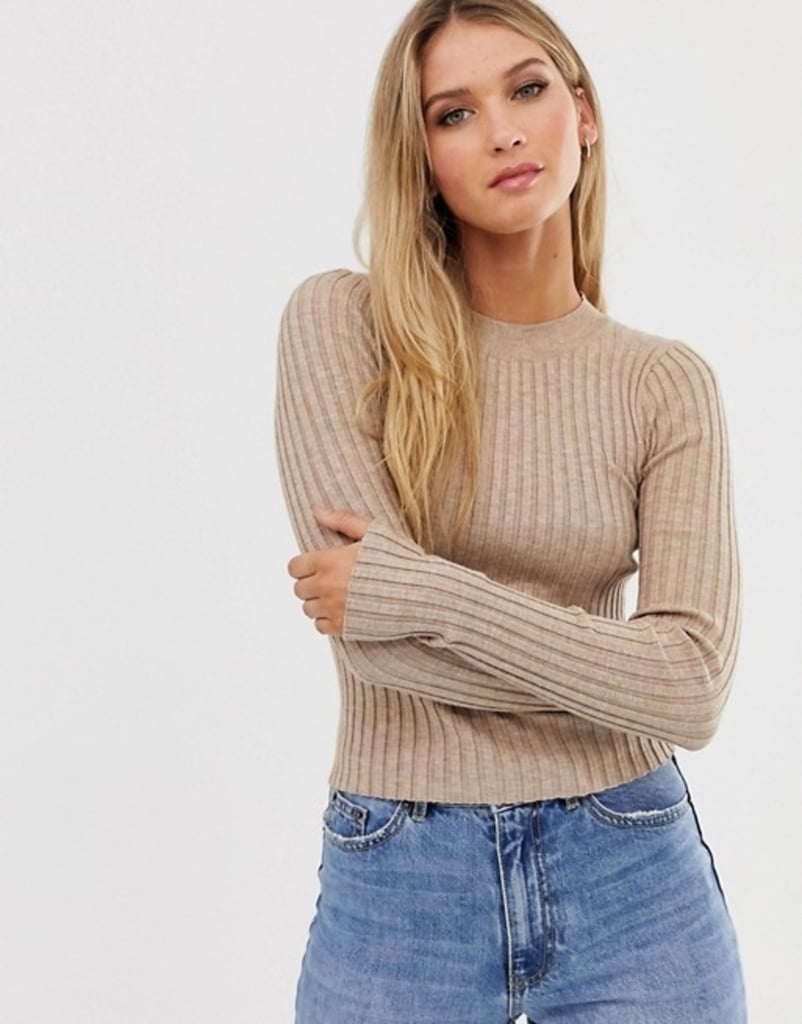 Asos Design Crew Neck Jumper in Skinny Rib | The Best Jumpers for ...