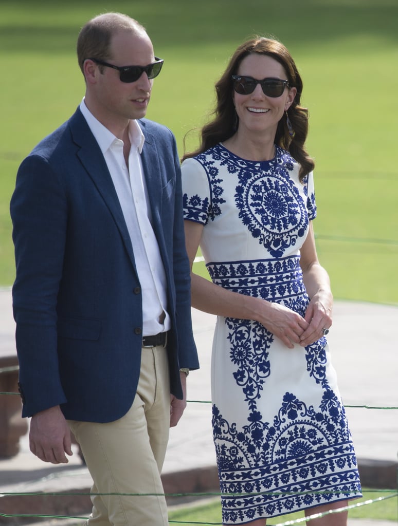 Kate Middleton and Prince William at the Taj Mahal 2016