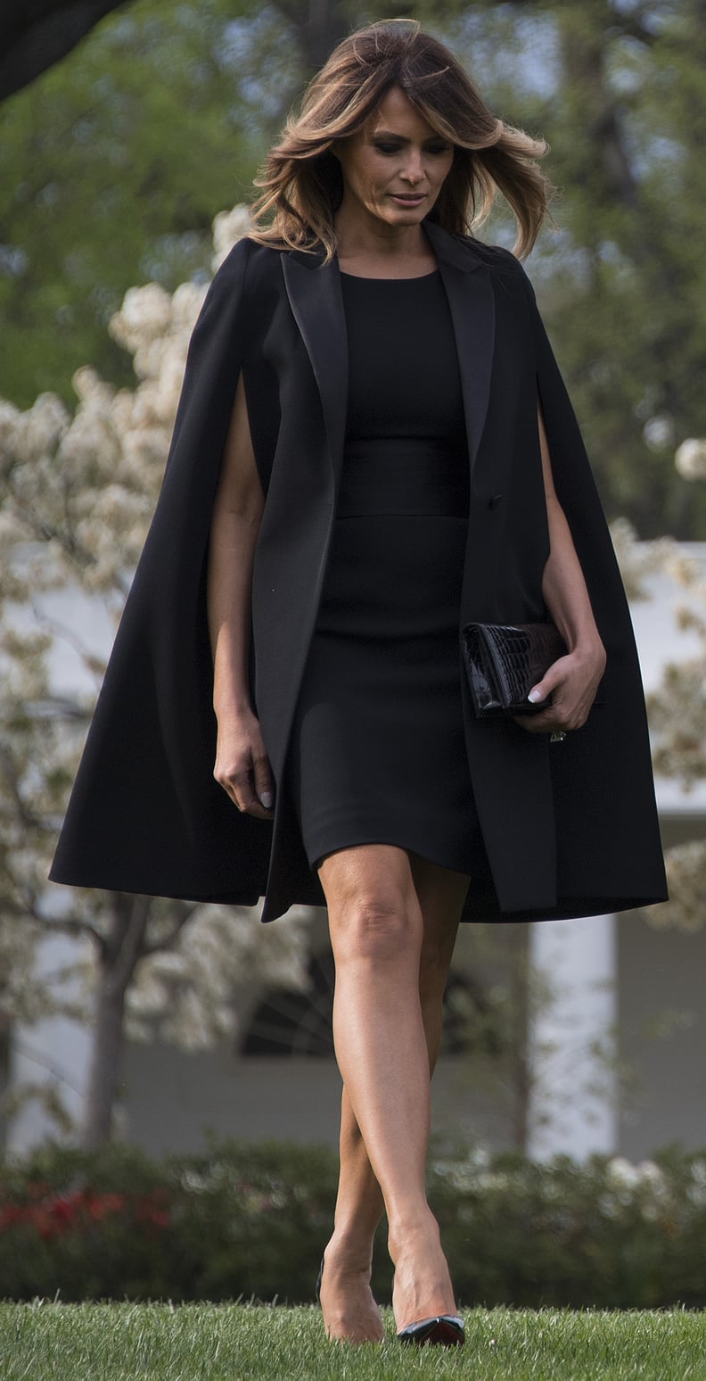 Melania Trump in Her Givenchy Cape