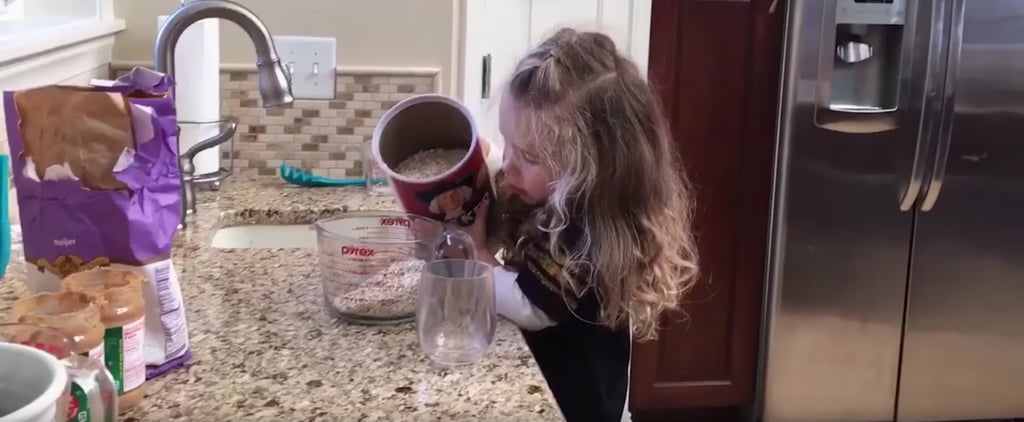 Little Girl Gets Confused by Cooking Measurements