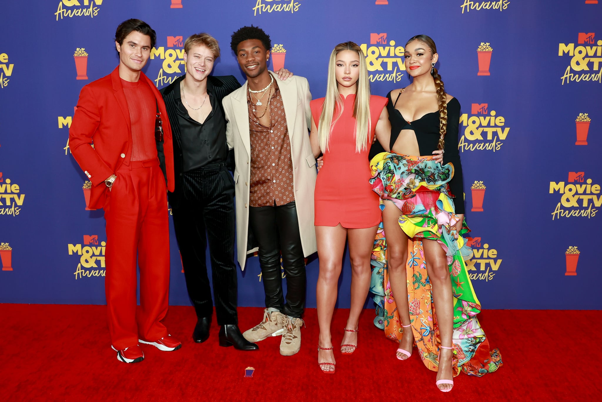 Madison Bailey S Starfish Versace Skirt At The Mtv Awards Popsugar Fashion