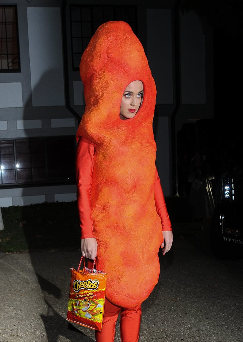 Katy Perry as a Flamin' Hot Cheeto