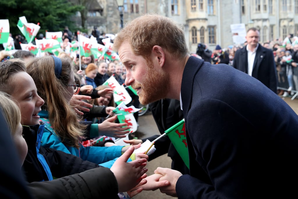 Prince Harry and Meghan Markle in Cardiff January 2018