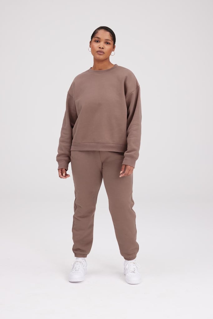Girlfriend Collective Taro Classic Jogger and Classic Sweatshirt