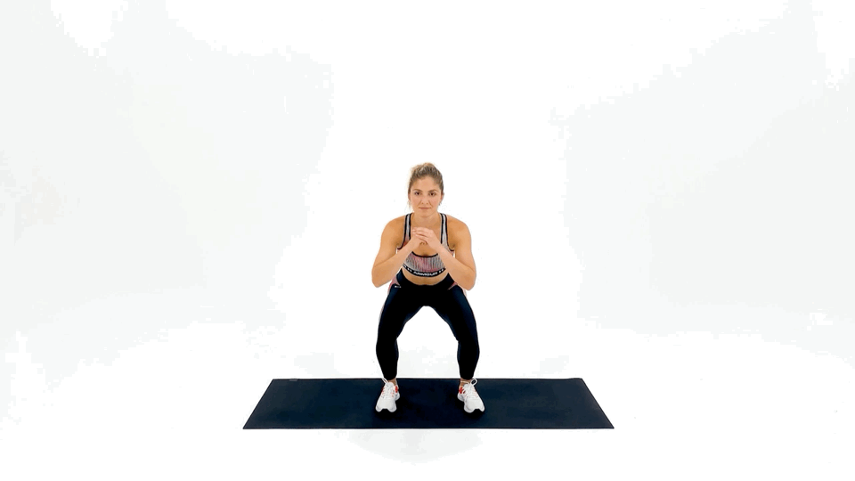 Alternating Squat + Reverse Lunge 20Minute Abs and Glutes Cardio and