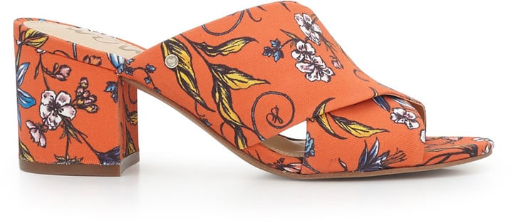 stanley block heel mule sandal