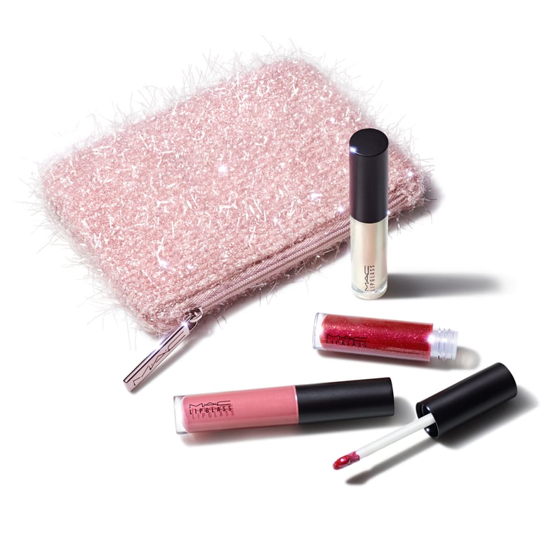 MAC Fireworked Like a Charm Mini Lipglass Kit in Pink