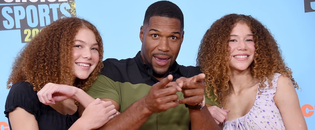 Michael Strahan Attends Twin Daughters' Graduations