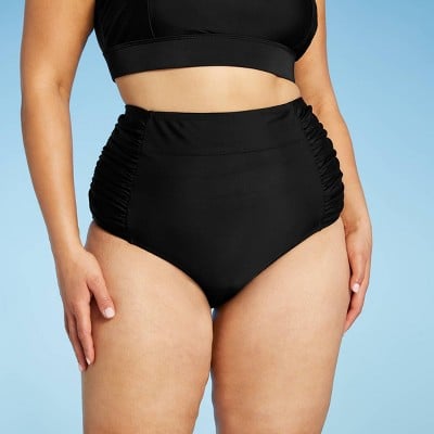 Women's Plus Size High Waist Bikini Bottom