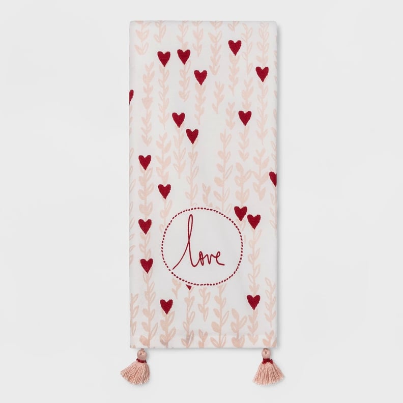 'Love' With Tassels Kitchen Towel