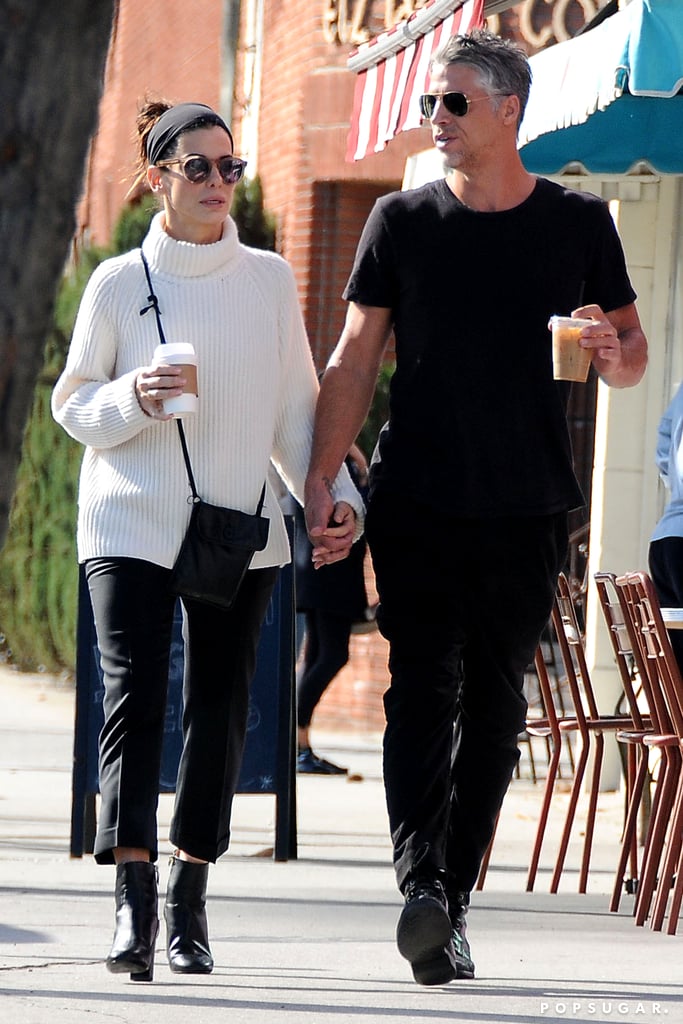 Sandra Bullock and Bryan Randall Holding Hands in LA