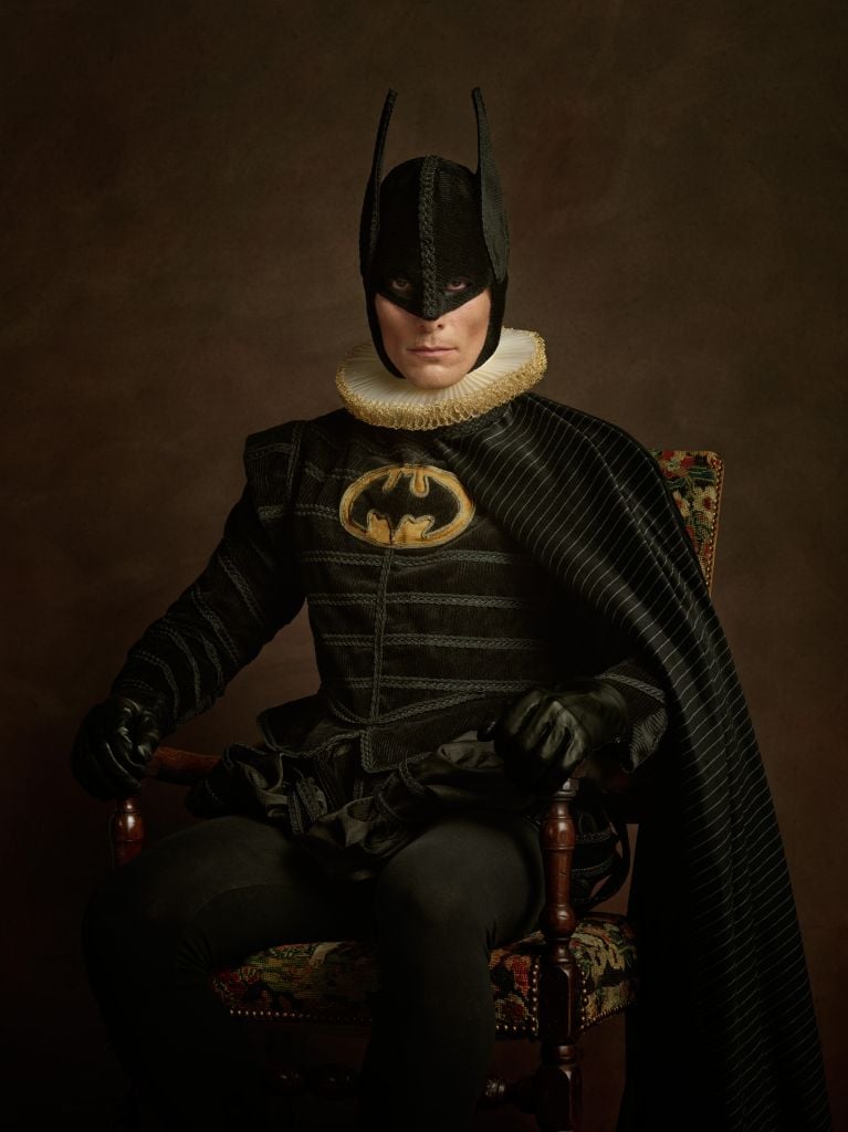 Batman: "Portrait of the Masked Man With Pointed Ears Squire"