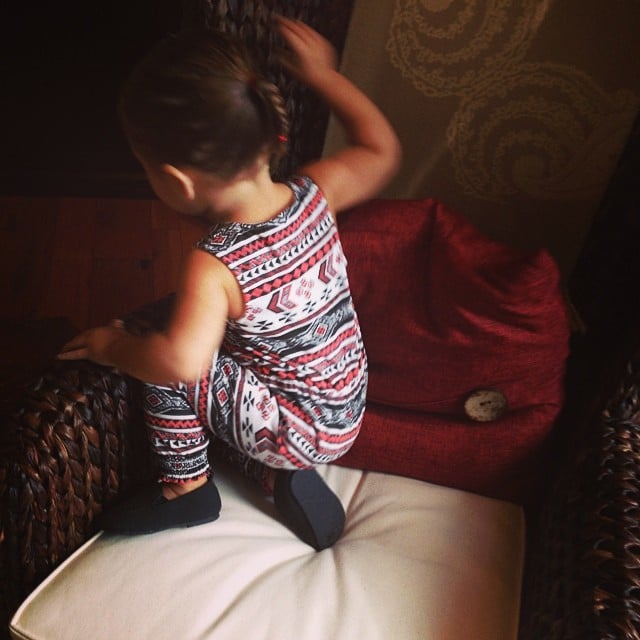 Penelope Disick was all decked out in her Kardashian Kids clothes.
Source: Instagram user kourtneykardash