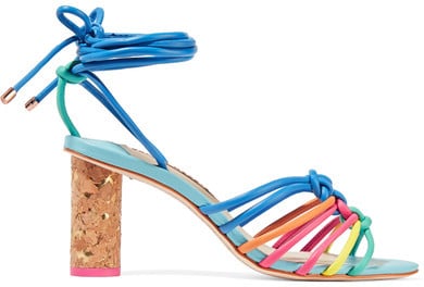 Sophia Webster Copacabana Knotted Leather Sandals