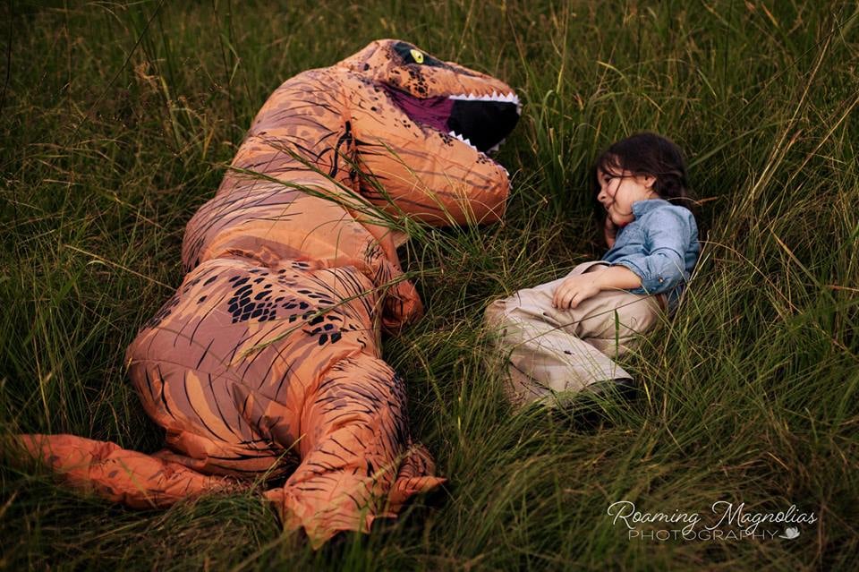 Mom Has Dinosaur Photo Shoot For Son With Autism