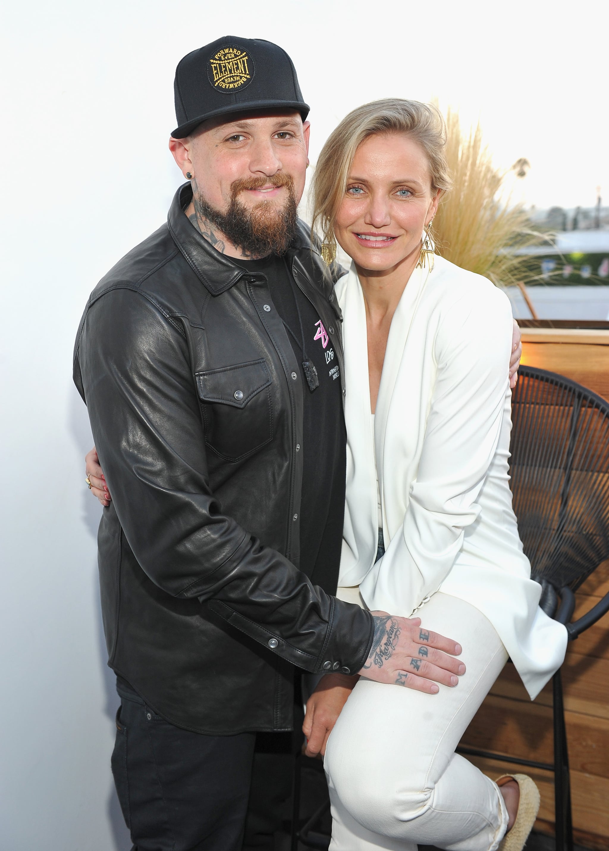 LOS ANGELES, CA - JUNE 02:  Guitarist Benji Madden and actress Cameron Diaz attend House of Harlow 1960 x REVOLVE on June 2, 2016 in Los Angeles, California.  (Photo by Donato Sardella/Getty Images for REVOLVE)