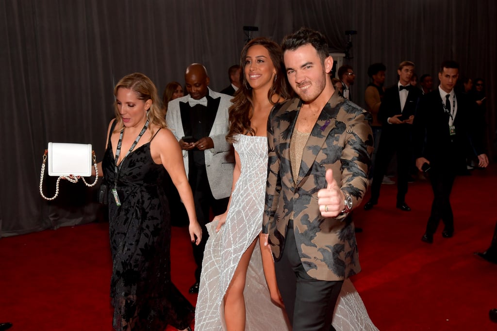 Kevin and Danielle Jonas at the 2020 Grammys
