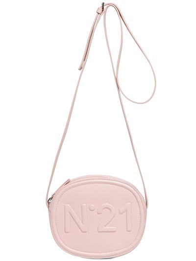 N°21 Logo Embossed Leather Shoulder Bag ($455)