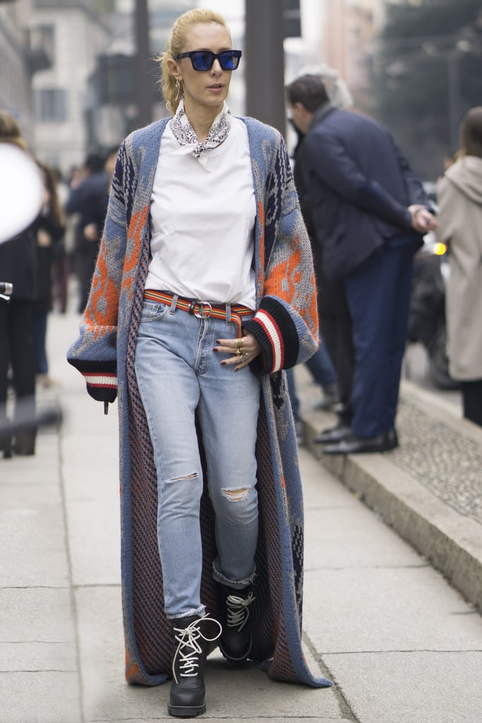 Think about the little details. If you've got stripes on your robe, complement them with your belt.