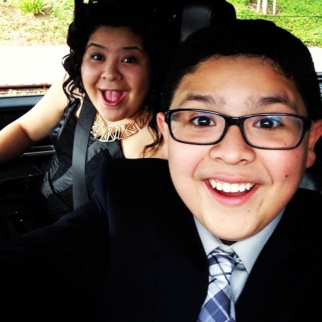 Modern Family's Rico Rodriguez was all smiles on his way to the Golden Globes.
Source: Instagram user starringrico