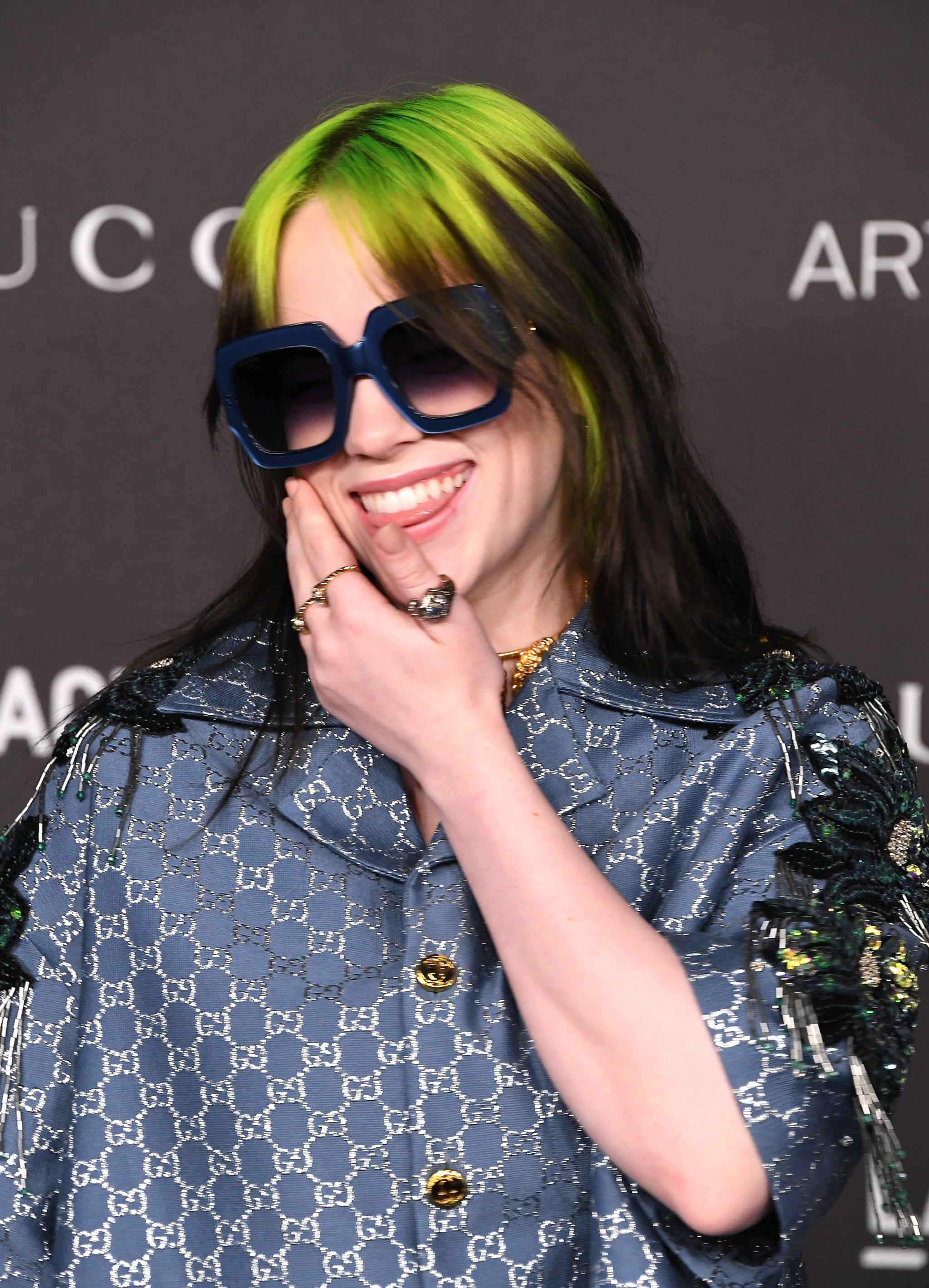 Fashion, Shopping & Style | Billie Eilish Wore Head-to-Toe Gucci and Looked a Total Badass POPSUGAR Fashion Photo 4
