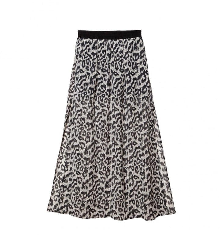 Sea Leopard Printed Maxi Skirt