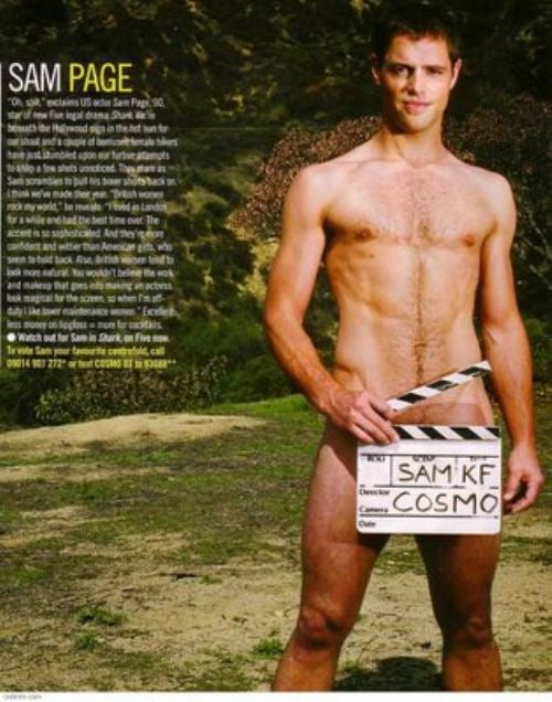 So Did Cosmogirl Who Featured Him Shirtless In Sam Page Hot