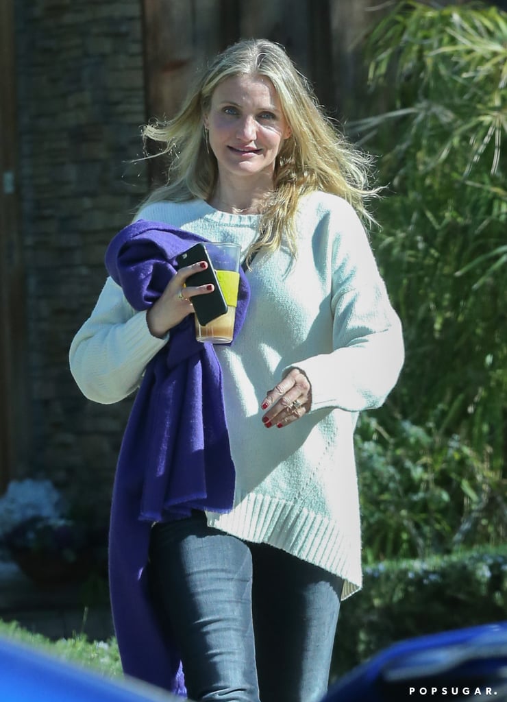 Cameron Diaz Engagement Ring Pictures January 2016