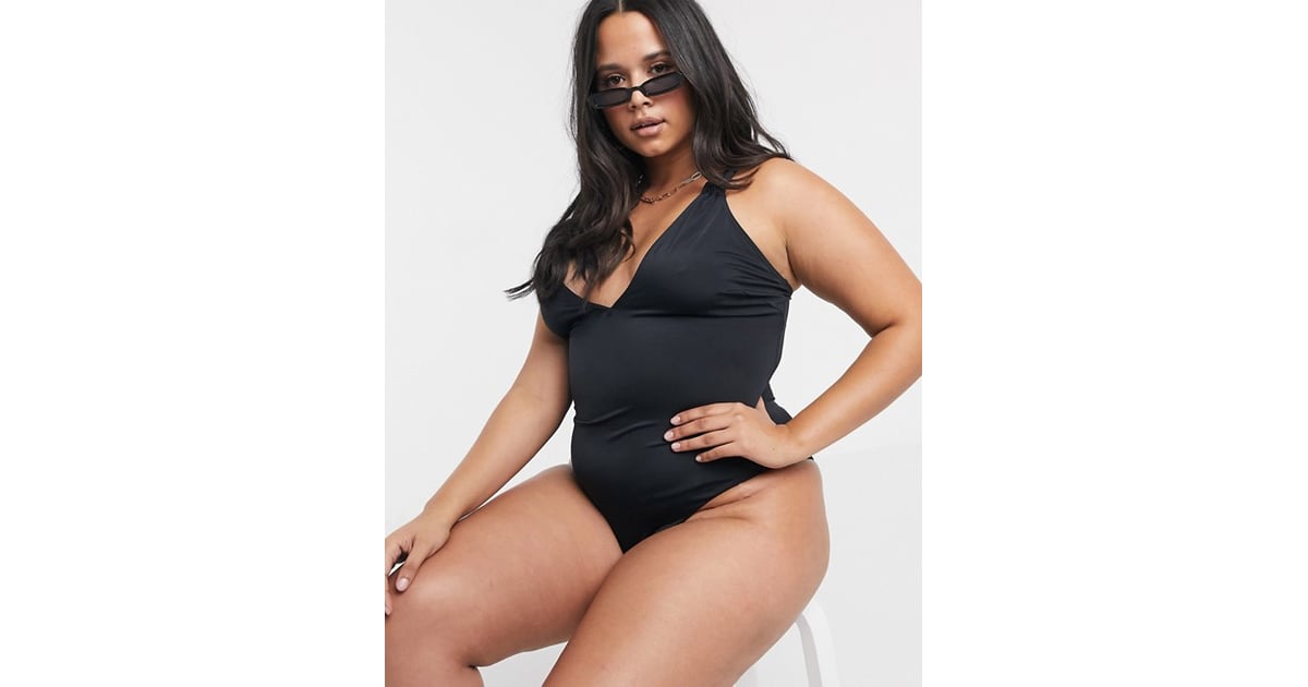 ASOS DESIGN Curve Swimsuit Most Flattering OnePiece Swimsuits POPSUGAR Fashion Photo 5