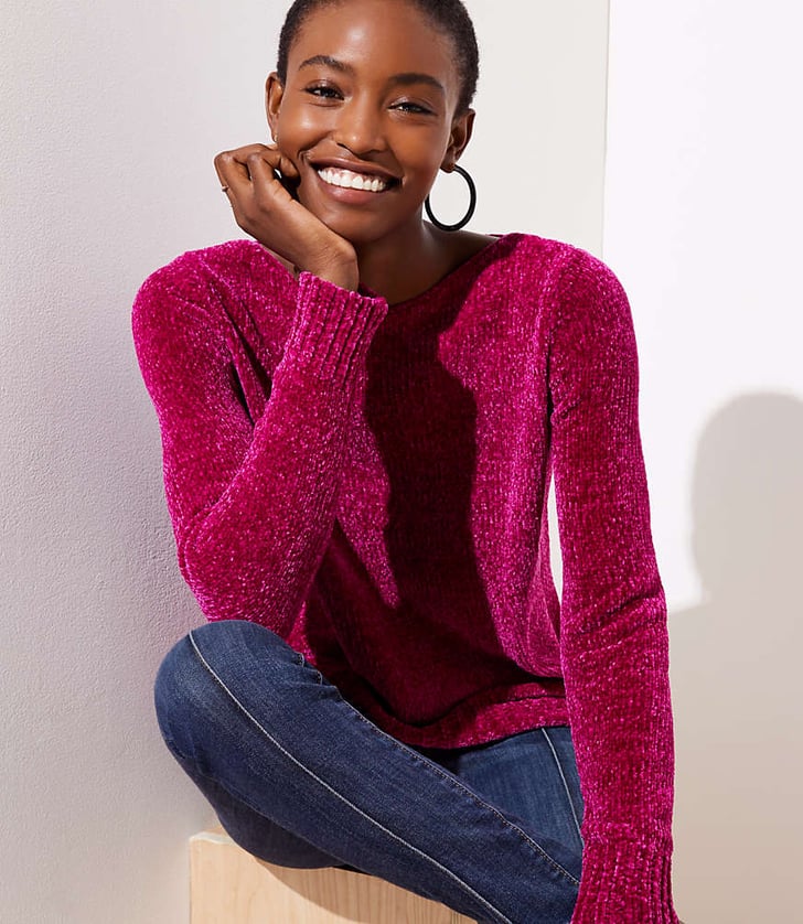 Loft chenille deals sweater