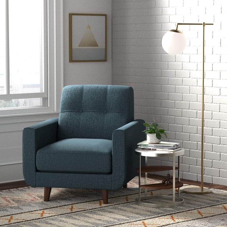 Rivet Sloane Mid-Century Modern Armchair