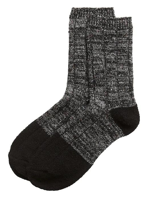 Sparkle Cozy Crew Socks