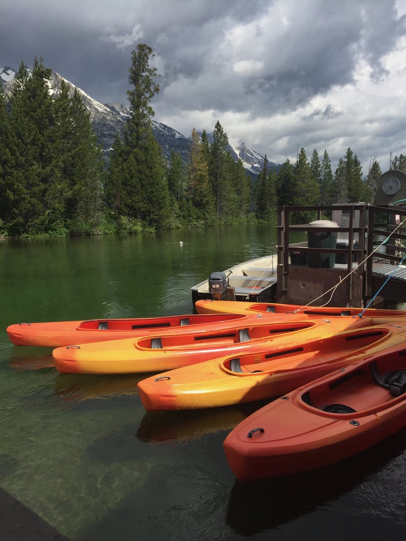 See Grand Teton National Park from the water.