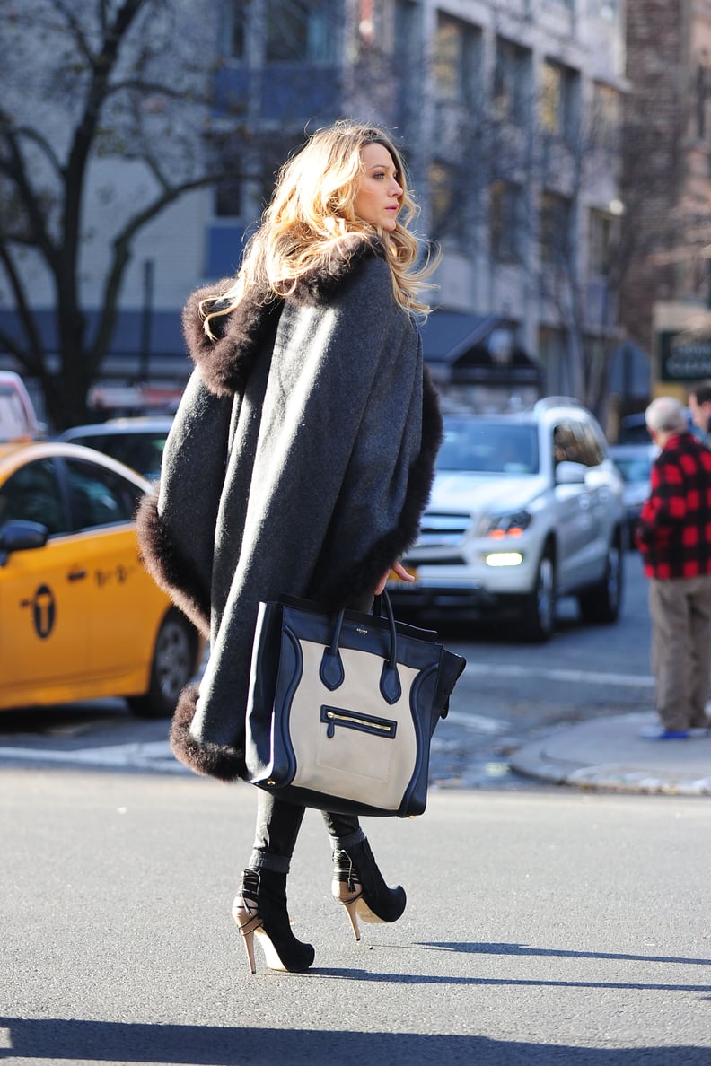She Carried Her Céline Tote Bag and Completed the Look With Strappy, Tassel-Embellished Booties